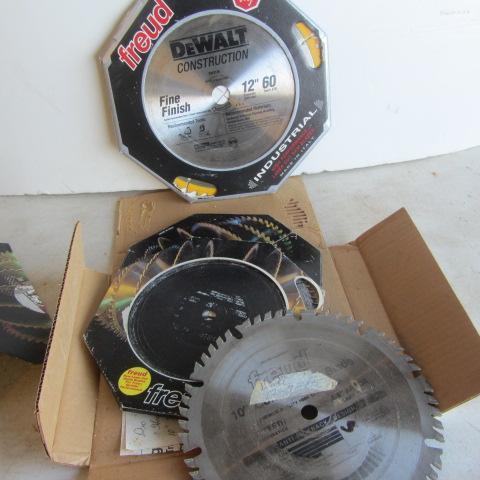 lot 167 image: DeWalt & Oldham Saw Blades