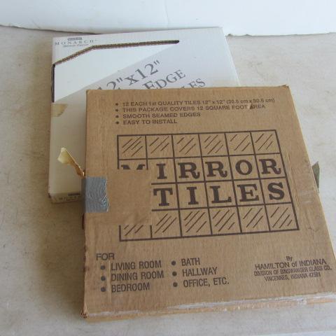 lot 169 image: Mirror Tiles, Oak Rolltop Section