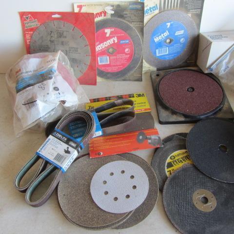 lot 177 image: Grinding Disk, Saw Blades, Abrasive