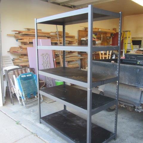 lot 231 image: Metal Shelving