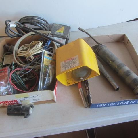 lot 236 image: Foot Switch, Grease Gun, Electrical