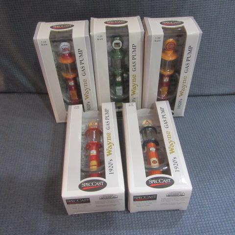 lot 333 image: Spec Cast Gas Pumps
