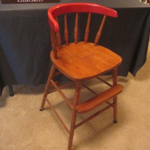 lot 36 image: Wooden Youth Chair