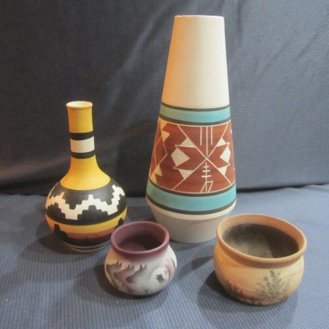 lot 409 image: SW Pottery Vases