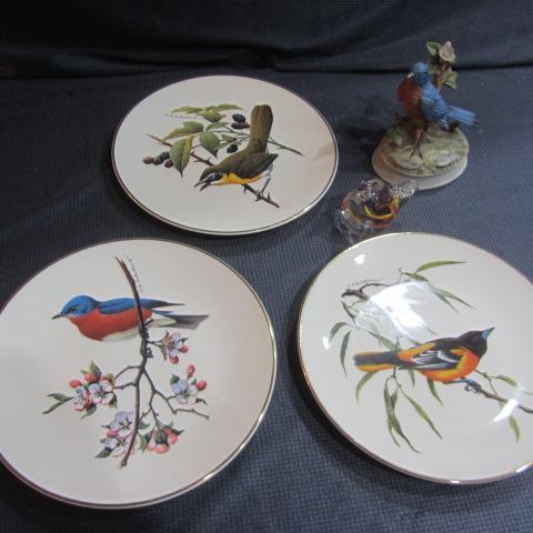 lot 417 image: Songbird Plates, Music Box