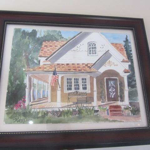 lot 451 image: Water Color By Kay Oien