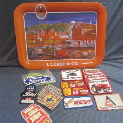 lot 454 image: JI Case Tray, Patches