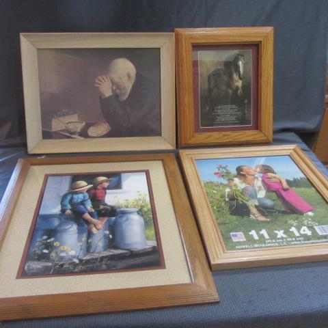 lot 461 image: Framed Farm Prints