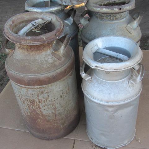 lot 489 image: Milk Cans