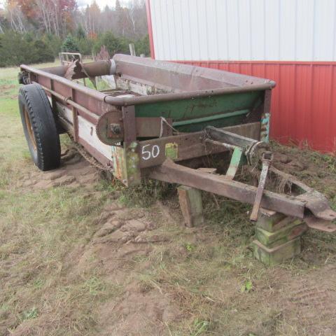 lot 50 image: Manure Spreader
