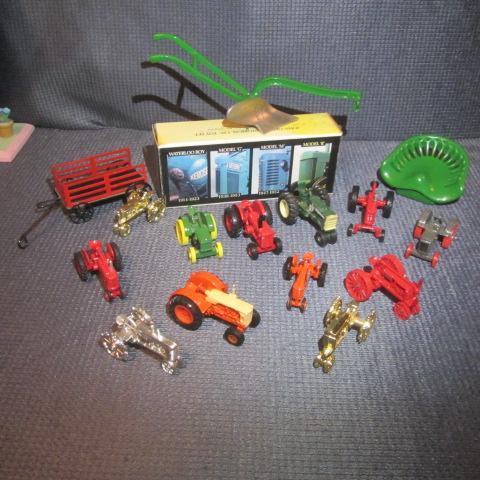 lot 502 image: Ertl John Deere Plow, Tractors
