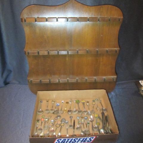 lot 509 image: Souviner Spoons, Shelf