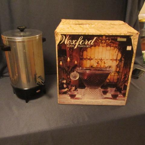 lot 529 image: Wexford Punch Set, Coffee Maker