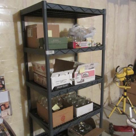 lot 548 image: Two Plastic Shelves