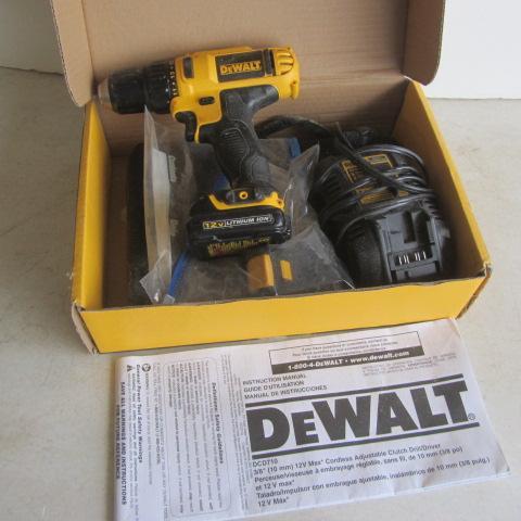 lot 58 image: DeWalt Cordless Drill