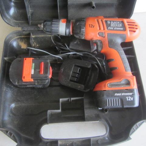 lot 62 image: B&D Firestorm Cordless Drill