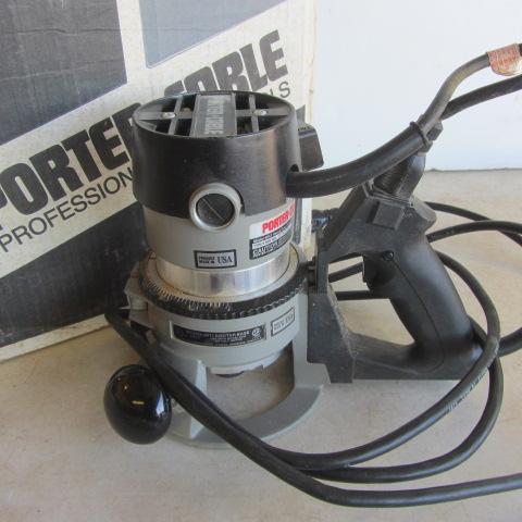 lot 63 image: Porter Cable Router & Base