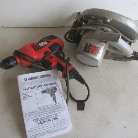 lot 68 image: Electric Drill & Saw
