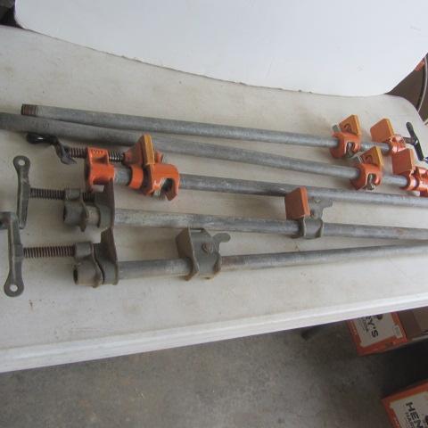 lot 76 image: Pipe Clamps