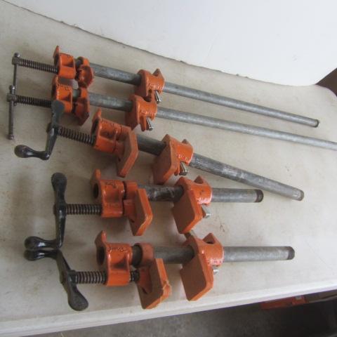 lot 77 image: Pipe Clamps