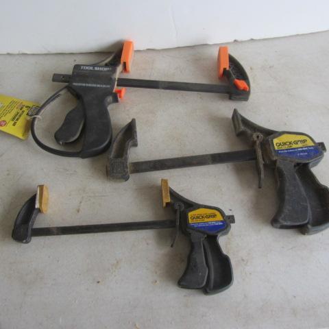 lot 82 image: Quick-Grip & Tool Shop Clamps
