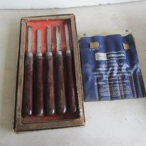 lot 88 image: Craftsman Lath Tools, Chisel Set