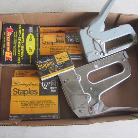 lot 99 image: Tack Staplers & Staples