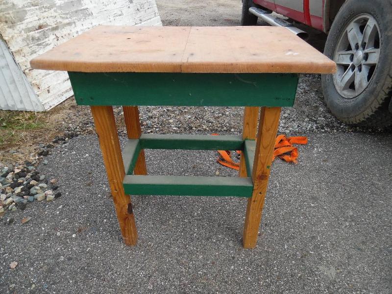 Wooden end table