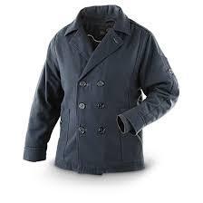 lot 16 image: Sportier Mens Pea Coat, Wool Blend