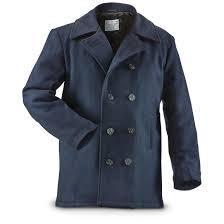 lot 21 image: Mil-Spec Mens Military-style Peacoat
