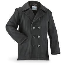 lot 24 image: Mil-Spec Mens Military-style Peacoat