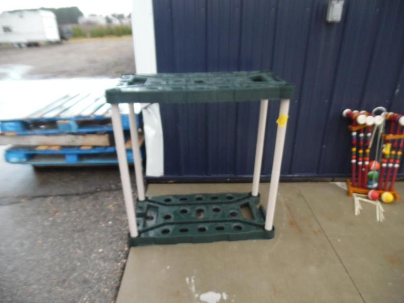 lot 10 image: Yard Tool Rack