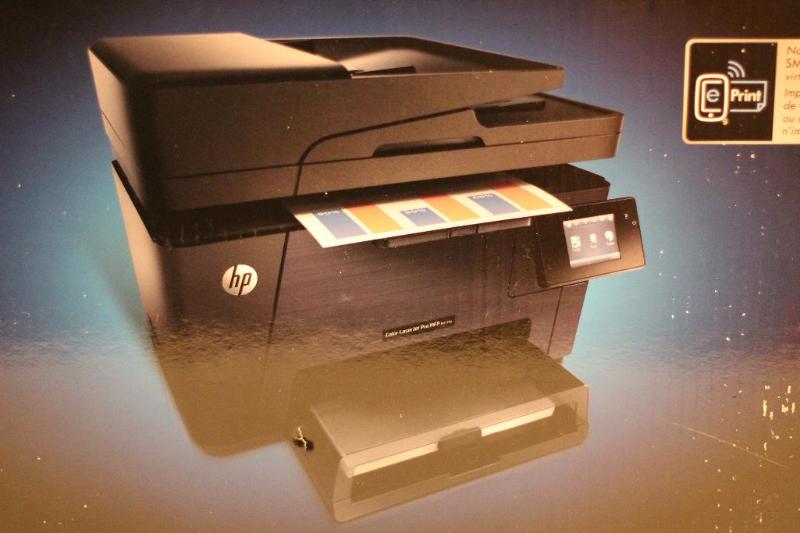 lot 3 image: HP MM177FW Laser Jet Pro Wireless Printer, Scanner, and Copier