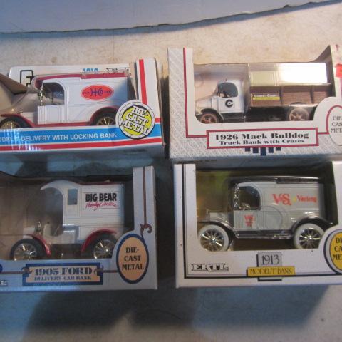 lot 112 image: Ertl Truck Banks
