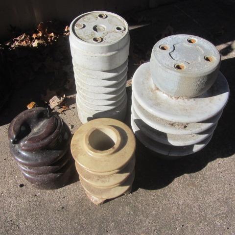 lot 120 image: Telephone Insulators