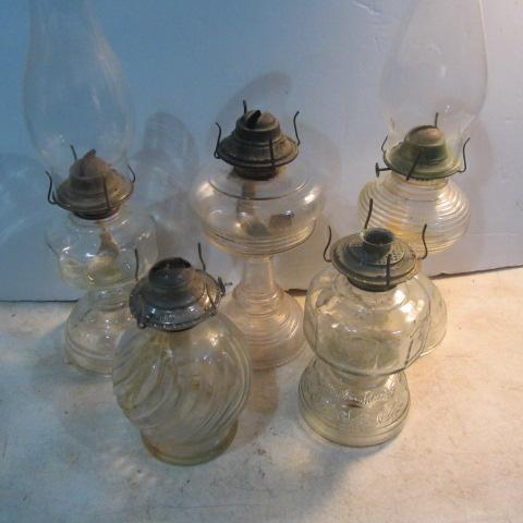 lot 127 image: Vintage Kerosene Lamps