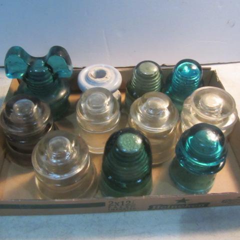 lot 140 image: Glass Insulators