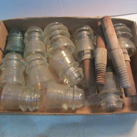 lot 144 image: Glass Insulators