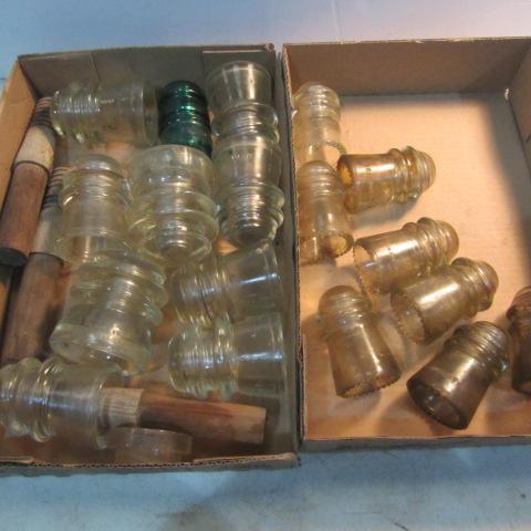 lot 149 image: Glass Insulators