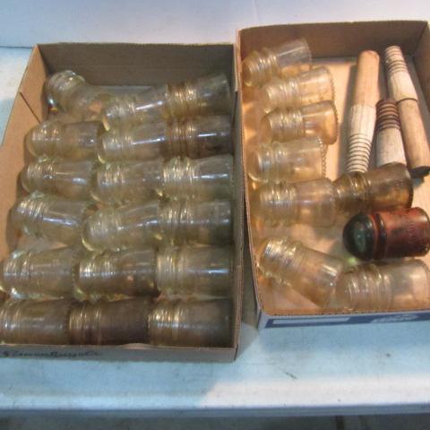 lot 150 image: Glass Insulators