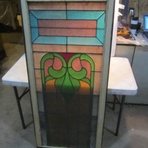 lot 154 image: Stain Glass Window