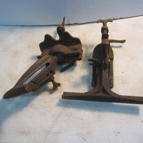 lot 16 image: Saw Vises, Unique Swivel Design