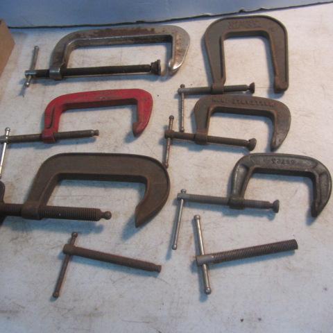 lot 162 image: Large C-Clamps