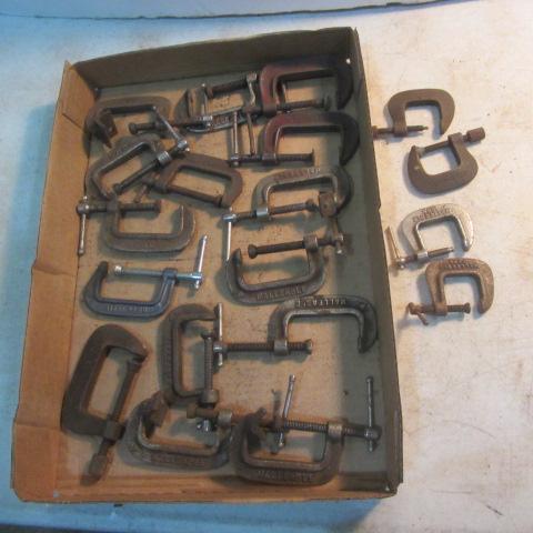 lot 163 image: Small C-Clamps