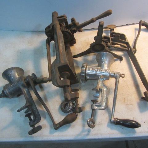lot 164 image: Vintage Can Sealers, Food Grinders