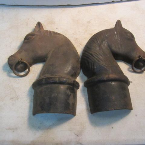 lot 22 image: Cast Horse Heads