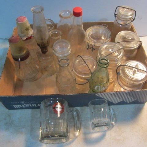 lot 228 image: A&W Mugs, Choppers, Soda Bottles
