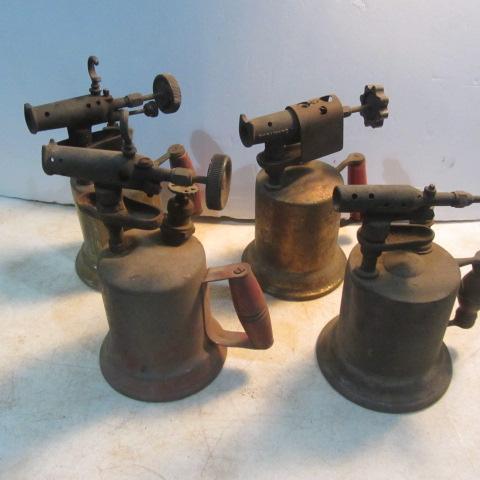 lot 23 image: Brass Blow Torches