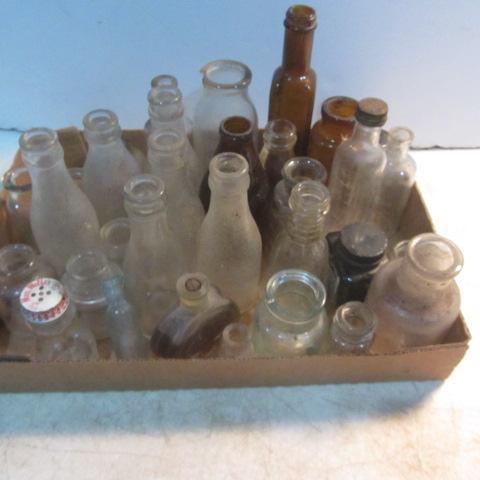 lot 232 image: Vintage Bottles, Ink, Soda, Perfume