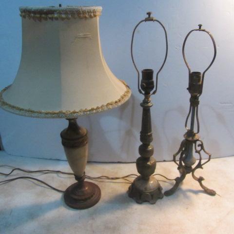 lot 233 image: Art Deco Table Lamps